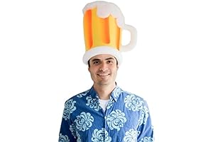 FOAM PARTY BEANIE: Premium Beer Mug Hat - Personalized Beer Hat -...