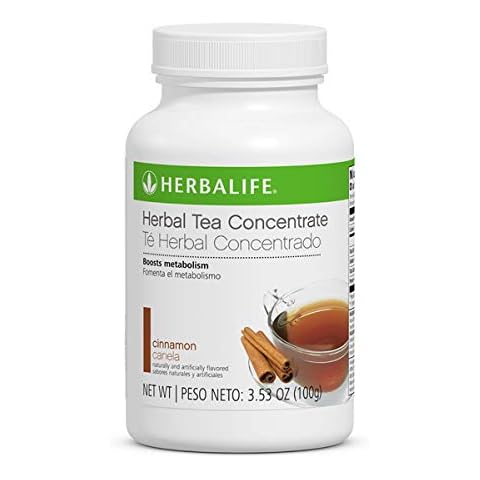 Herbal Tea Concentrate Cinnamon Flavor 3.53 Oz Metabolism Booster Refreshing Low-Calorie Tea Cover