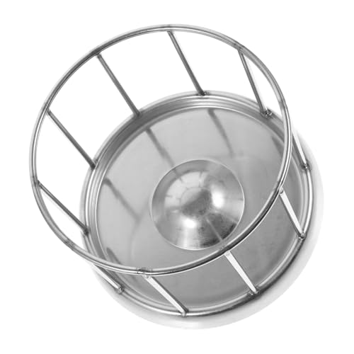 FUTUREORYY Schildkrötennapf Aus Edelstahl Großer Reptilienfutternapf Terrarium-futternapf Runder Futterspender Für Schildkröten Reptilienfutternapf Mit Ausreichender Kapazität