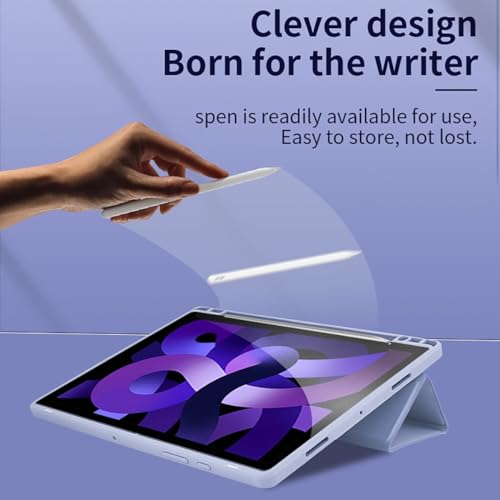 Coque Samsung Tab S8 Plus et S7 Plus 12.4 pouces noire avec dos transparent - 3