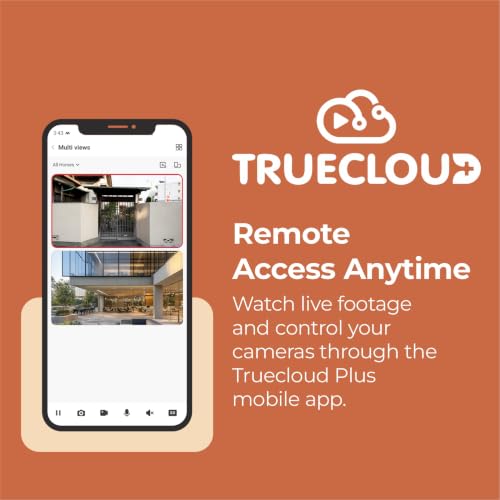 Image of Trueview 3MP WiFi Dome CCTV Camera Pack of 2 | Home & Office Security Camera | Human Detection | Two-Way Audio | Motion Alerts | Remote Monitoring | Cloud Storage Support | Alexa Compatible