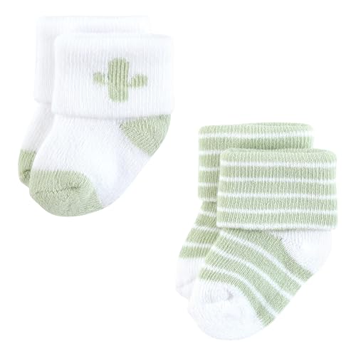 Image of Hudson Baby Baby 8-pack Cotton Rich Newborn and Terry Socks