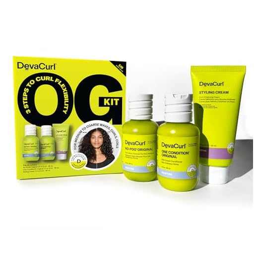 DevaCurl OG Kit | Original Curl Routine | No Poo Original | One Condition Original | Styling Cream | Travel Sizes