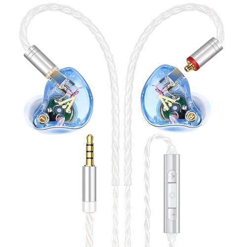 Image of Audiovance Vibes 202M HiFi Wired Earbuds in-Ear Monitor Headphones with Mic