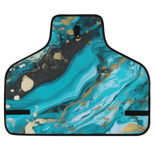 Delantal de trabajo resistente con bolsillos ajustable unisex miniatura 1