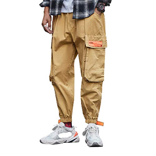 Mens Cargo Pants Stretch Canvas Hose 3D Straight Tapered Beam Feet Tiefe Taschen Mode Outdoor Arbeitsfeld Jagdhose X-Large