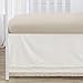 Sweet Jojo Designs 4-Piece Baby Crib Bedding Set (Boho Chic Sun Cotton) for Boys or Girls, Infants/Nursery incl. Blanket, Fitted Sheet, Skirt, Diaper Stacker (Neutral, Modern Farmhouse, Ivory, Shabby)