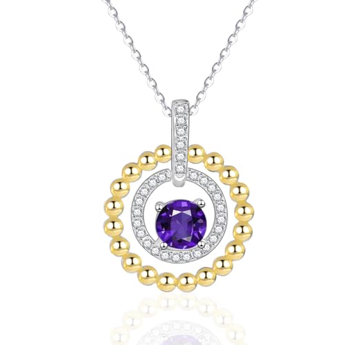 Necklace for Womens Pendant 18k Gold-Plated Sterling Silver Fashion Women Jewelry