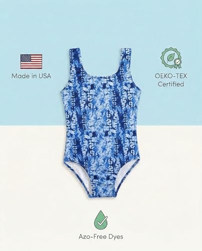 Image of Girls' UPF 50+ Swimsuit in One Piece by City Threads