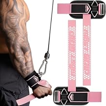 Drip Glue Non-Slip Wrist Straps for Weightlifting, 2-in-1 Lifting Straps with D Rings for Cable Machine Workout, 10mm Neoprene Padded Wrist Wraps for Weight Lifting Deadlift