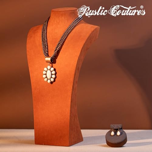 Image of Montana West Rustic Couture's Western Jewelry Set for Women Cowgirl Vintage Western Necklace Earring