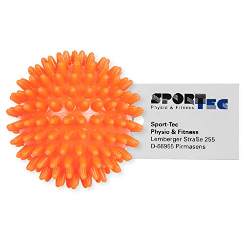 Igelball Massageball Reflexzonen Massage Selbstmassage mittel 6 cm orange