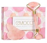 Jade Roller Gua Sha Viso Rose Quarzo Giada massaggio strumento di nuova versione naturale ringiovanisce pietra per anti-invecchiamento collo Wrinkgless