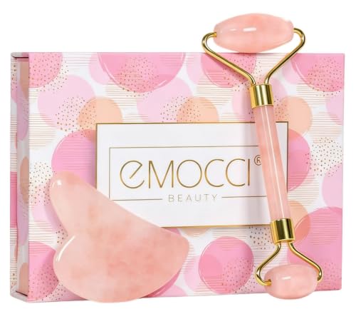 Rodillo De Jade Gua Sha Roller Face Natural Piedras De Masaje Cuarzo Rosa Rejuvenece Piedra Para Evitar Ojos Que El Cuello Arruge Regalo