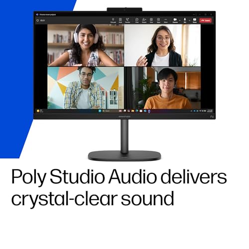 Image of HP OmniStudio All-in-One Desktop Next Gen AI 24-cw0200 PC, Windows 11 Home, 23.8 inch, Touch Screen, AMD Ryzen AI 7, 16GB RAM, 512GB SSD, FHD, Cotton White