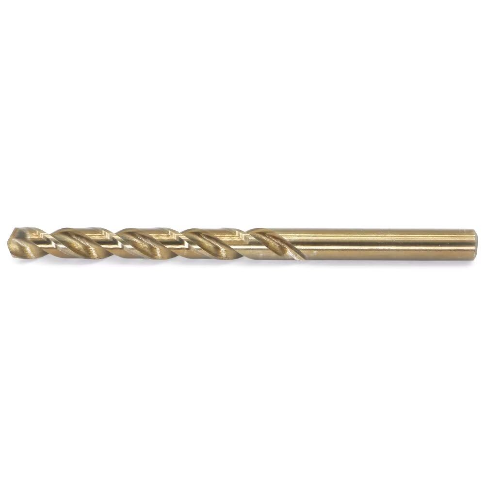 Lot de 10 forets en cobalt M35, 6,8 mm, pour métaux durs comme l'acier inoxydable, la fonte | Résistance exceptionnelle à la chaleur | Métrique 5% cobalt M35 Grade HSS-CO | Tige droite de qualité