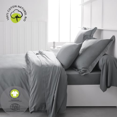 TODAY Taie d'oreiller - Gris Acier - L 50 X L 70 Cm