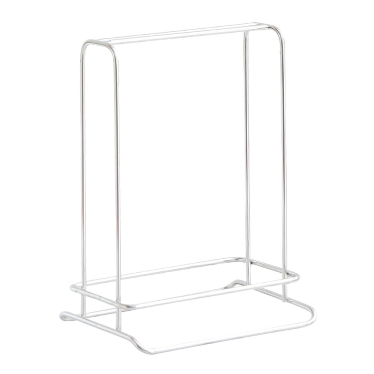 Organizador de ropa y perchero práctico de plata para espacios pequeños y balcones modernos