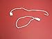 7 100 Pcs White Hang Tag Nylon String Snap Lock Pin Loop Fastener Hook Ties