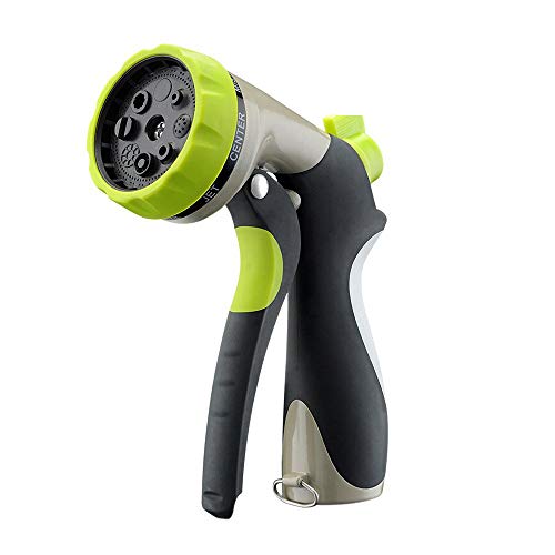 LERDBT Watering Sets Household Metal Front Pull Type 8 Function Car Wash Water Spray Gun Multi-purpose Outdoor Watering Sprinkler Watering Equipment For Garden