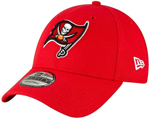 Casquette New Era 940 Tampa Bay Buccaneers rouge ajustable pour homme