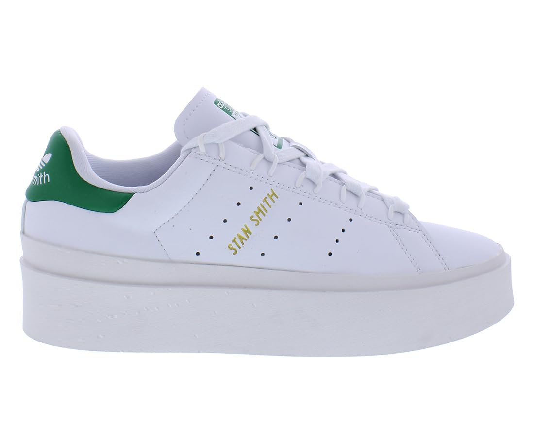 adidas Stan Smith Bonega X Shoes Women's 6.5 Cloud White/Cloud White/Green