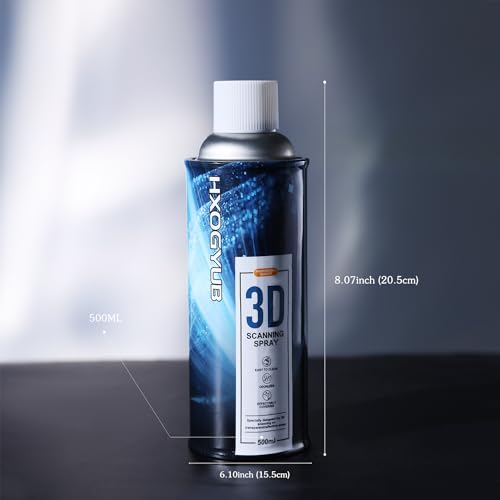 3d scanning spray for 3d scanners professional for all 3d scanner safety material high reflectivity easy to clean for reflective transparent or highly textured surfaces 500ml