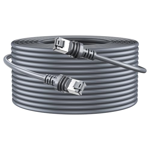 Starlink Gen 3 Cable 15M Waterproof Starlink Cable Extension for Starlink Standard Actuated Gen 3 / Satellite V3 Replacement Starlink Ethernet Cable Gen 3