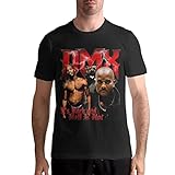 EUGENEHW DMX Shirt Men's T-Shirt Classic Short Sleeve Top Fashion Tee Large Black