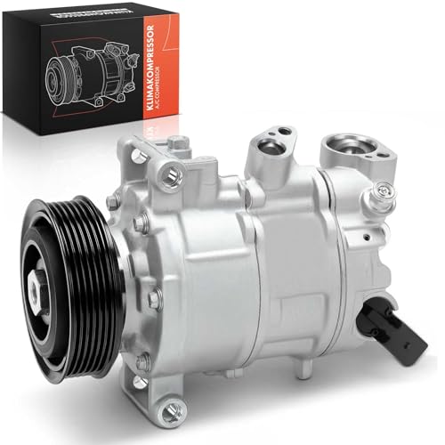 Frankberg Compresor de aire acondicionado con embrague Compatible con A4 (Allroad/Avant) 8W2/8WC/8WH/8WJ/8W5/8WD A5 F53/F5P/F57/F5E/F5A/F5F A6 Replace# 8W5820803A, aceite premezclado