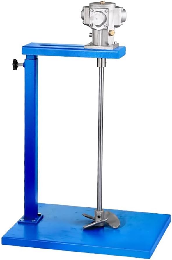 5 Gallon Pneumatic Paint Mixer, 20L Tabletop Mixer with Lift Stand, Industrial Paint & Ink Mixer, Heavy-Duty Chemical Dye Stirrer for Professional Use