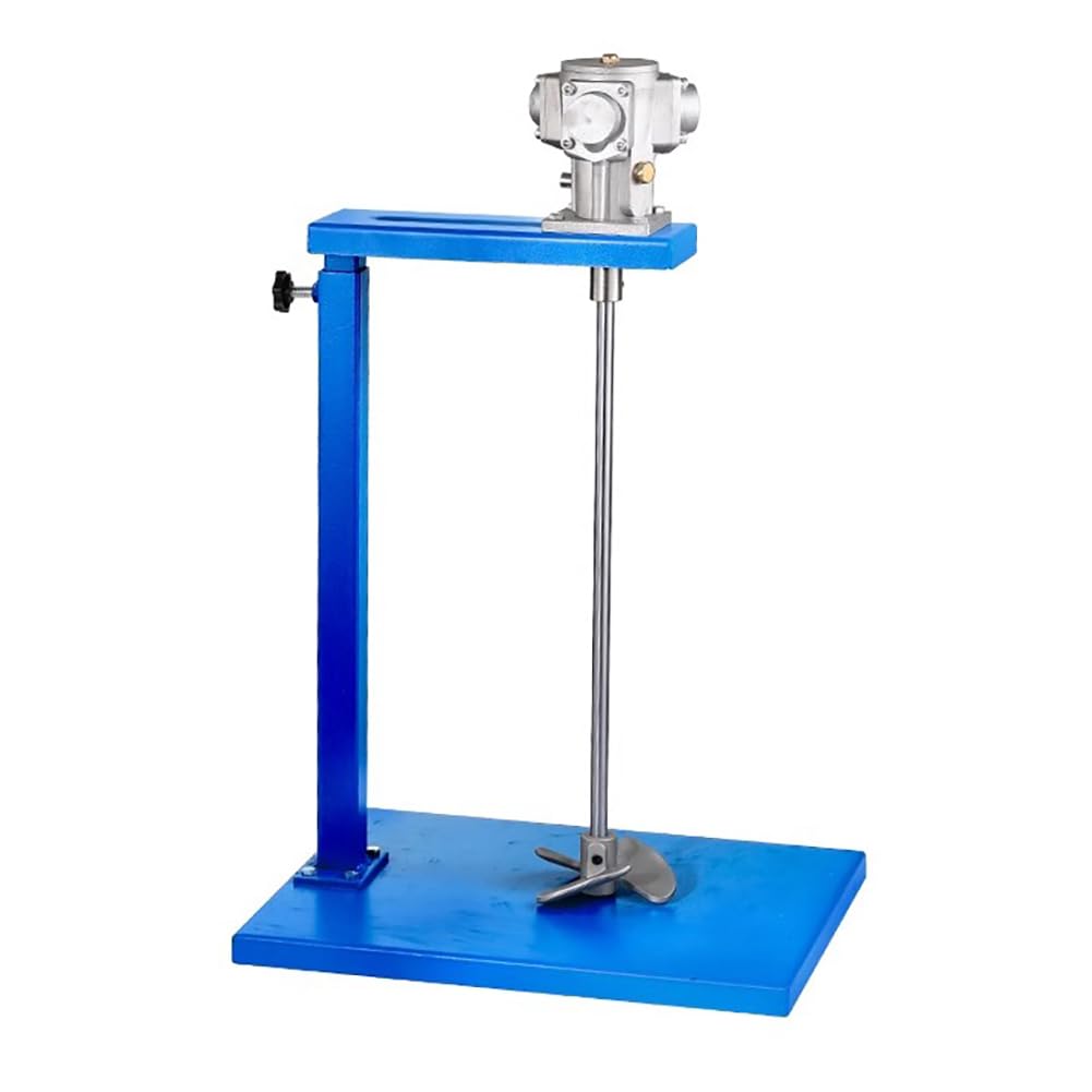 5 Gallon Pneumatic Paint Mixer, 20L Tabletop Mixer with Lift Stand, Industrial Paint & Ink Mixer, Heavy-Duty Chemical Dye Stirrer for Professional Use