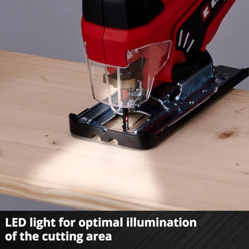 Einhell Power X-Change 18V Cordless Jigsaw - Battery Powered Electric Saw To Cut Wood, Plastic and Metal - TC-JS 18 Li Solo Jig-Saw Tool - Battery And Charger Not Included 9 Einhell Power X-Change 18V Cordless Jigsaw - Battery Powered Electric Saw To Cut Wood, Plastic and Metal - TC-JS 18 Li Solo Jig-Saw Tool - Battery And Charger Not Included - Image 9