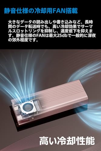 Nextorage USB3.2 Gen2x2 20Gbps M.2 SSD エンクロージャー NEM-PA の商品画像 3