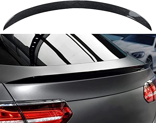 Car Rear Spoilers for Mercedes Benz Glc Coupe C253 Glc260 300 2016-2021, Car Rear Trunk Boot Lip Spoiler, Trunk Tail Wing Roof Window Top Lip Boot, Anti Scratch Styling Fittings,A Carbon Fiber Look