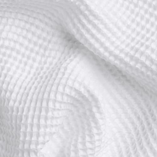 Allure Bath Fashions Unisex Bathrobe Lightweight Textured Waffle Robe - Soft Hotel Spa Dressing Gown, Kimono (Large/Extra Large, White) - Image 3