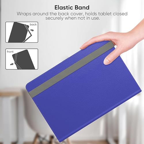 Funda universal para tablet de 10 pulgadas con soporte ajustable y sujeción elástica 4