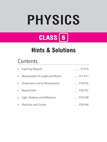 Image of MTG Foundation Course Class 6 Physics For NEET, IIT-JEE, CUET & Boards Exams (Edition 2026-2027)