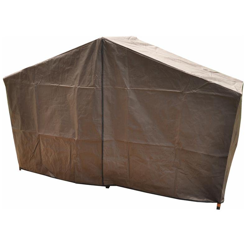 Nanook Momo XXL Dubbel Konijnenhok - Dubbele Verdiepingen - Weerbestendig - 164 x 48 x 110 cm - Grijs/Wit - Extra Groot