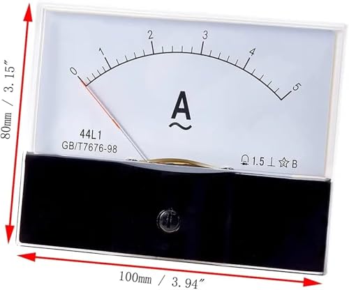 Ampèremètre AC analogique 50A pour tableau électrique d'atelier - 2