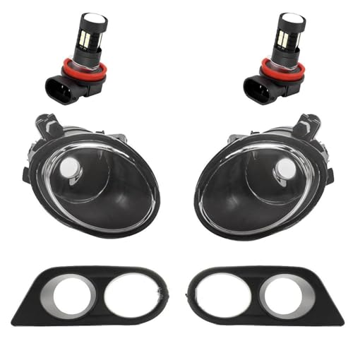Remplacer cache antibrouillard cassé BMW E46 M3 grille LED noire pour restaurer votre pare-chocs