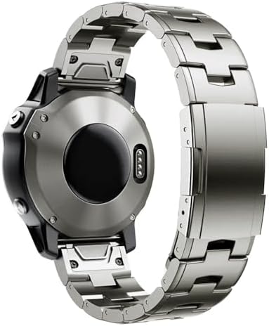 26mm Titanium Metal Quick Release WatchBand Compatible for Fenix ...