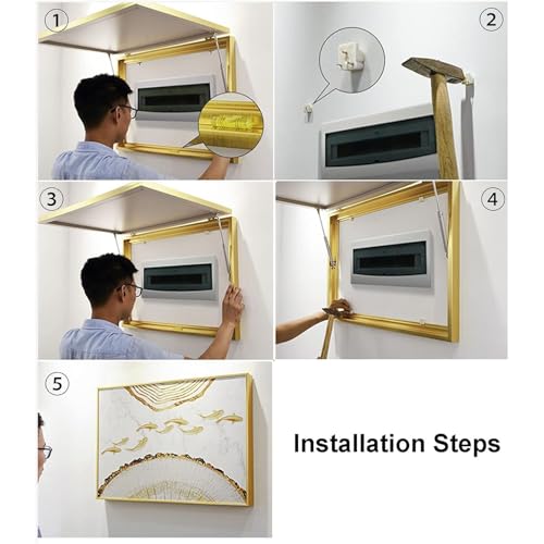 Peinture décorative de boîte de distribution et cache de panneau électrique - 6