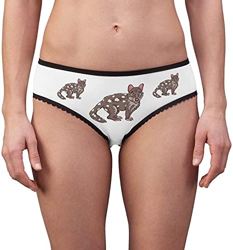 Tiger Quoll Animal Cartoon Panties, Tiger Quoll Animal Cartoon Underwear, Briefs, Cotton Briefs, Underwear, Panties For Women