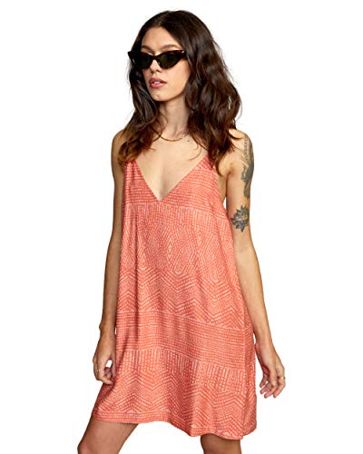 Image of RVCA Women's Jade Woven Spaghetti Strap Dress