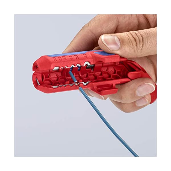 Knipex ErgoStrip (135 mm) 16 95 01 SB (Produkt auf SB-Karte/im Blister) & Electronic Super Knips (125 mm) 78 61 125 – Bild 10