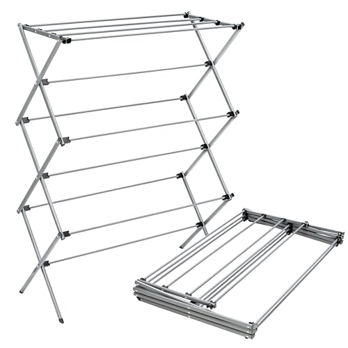 Honey-Can-Do Oversize Family-Size Laundry Drying Rack, 35.5' Extra-Wide (22% Wider Than Standard),...