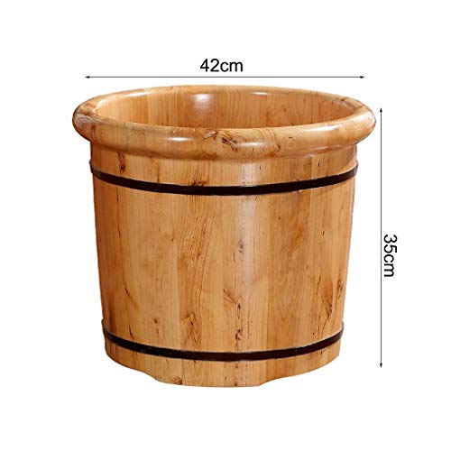 Tina de Madera Maciza para Pedicura y Spa de Pies Katzowen miniatura 2