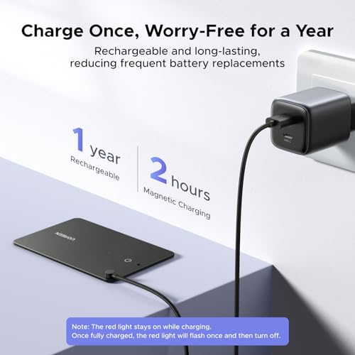 Image of UGREEN FineTrack Slim S (Samsung Only) Wallet Tracker Card, 1-Year Rechargeable Bluetooth Tracker Card Finder Work with Samsung SmartThings APP for Galaxy S25 /S24 /S23 Ultra -1.7mm & IP68 Waterproof