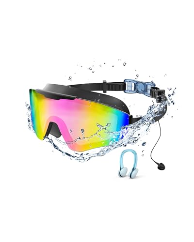 viyawise Swim Goggles Anti Fog Anti UV Wide View Swimming Goggles for Audlt
